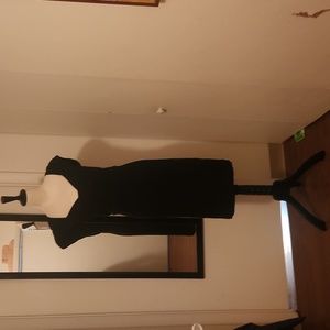 Black DVF lace dresss